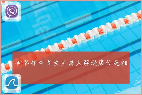 世界杯中国女主持人解说席位亮相